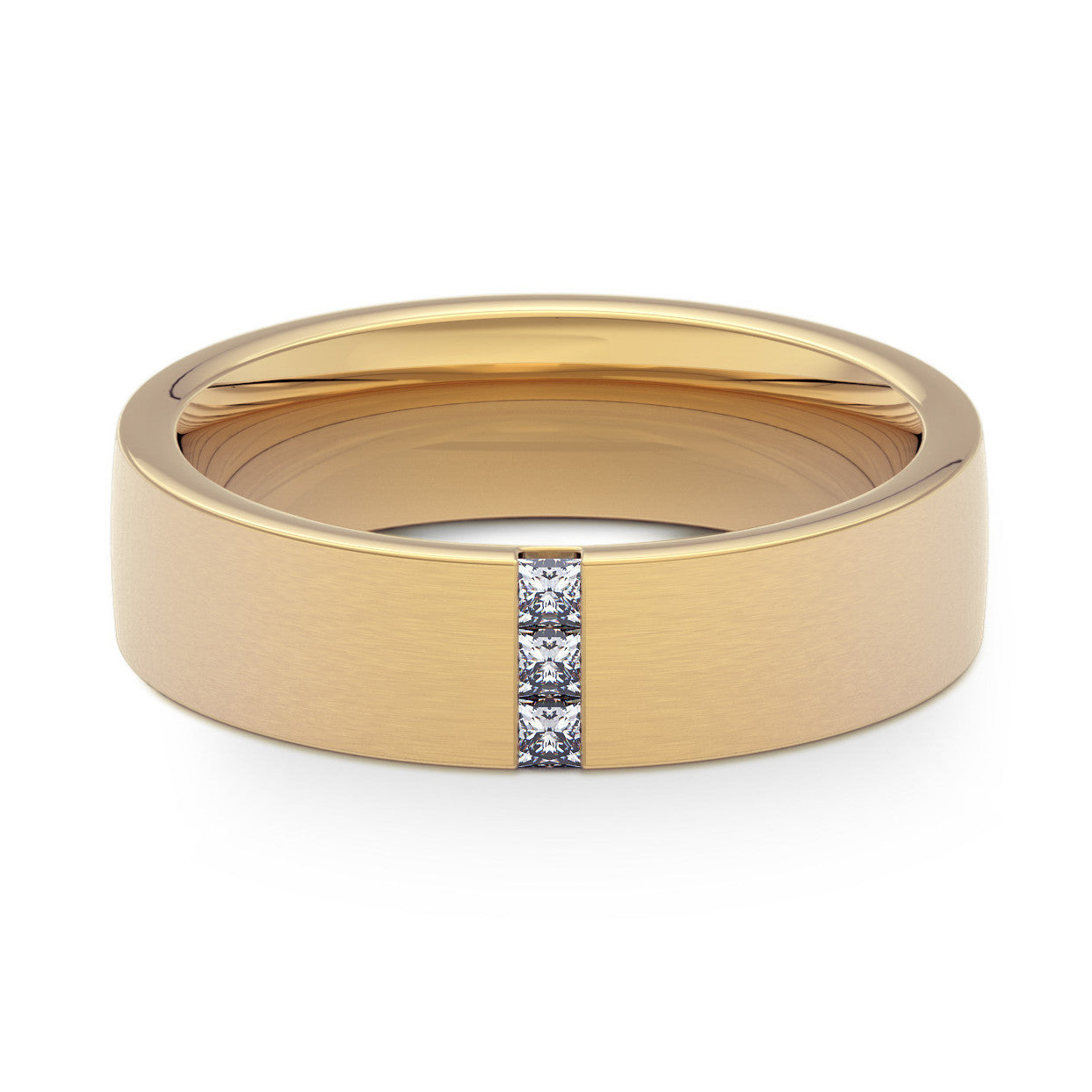 Flat Court Wedding Ring – Woolfe Jewellery